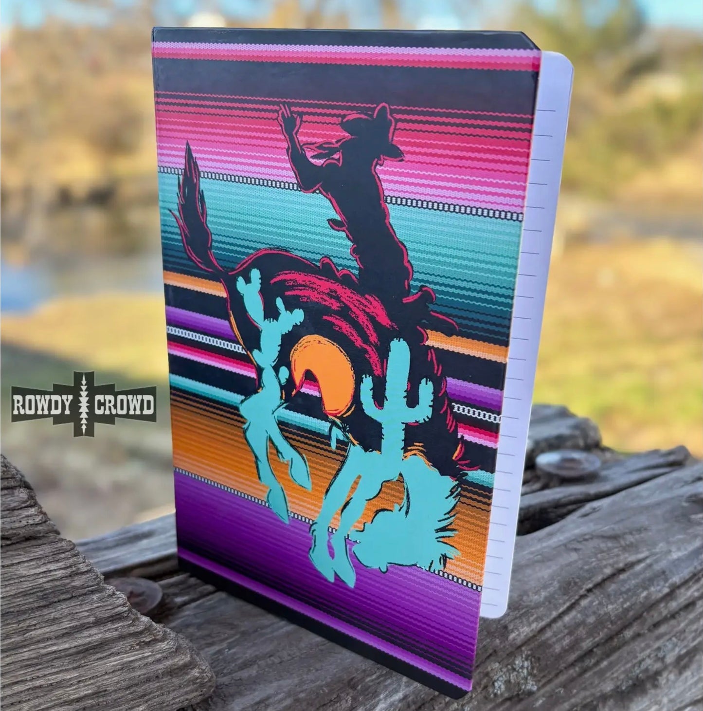 Rowdy Crowd Brand Western Print Notebooks