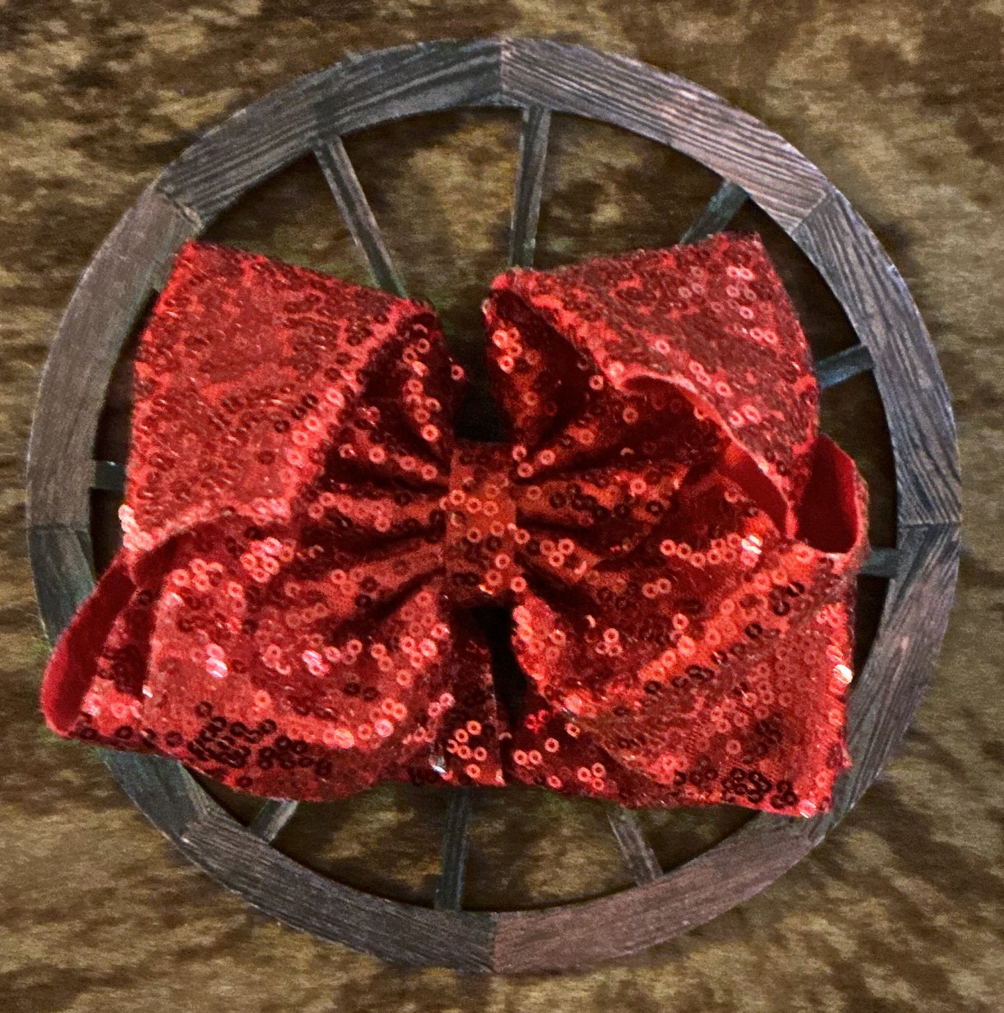 6.5” Double Layer Sequin Hair Bows