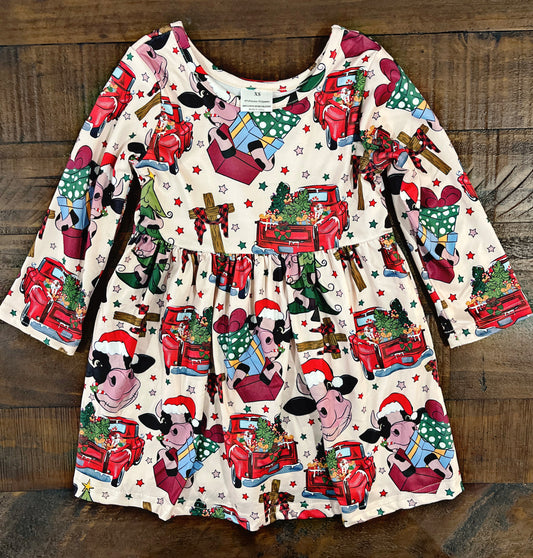 Christmas Cow and Cross Dress