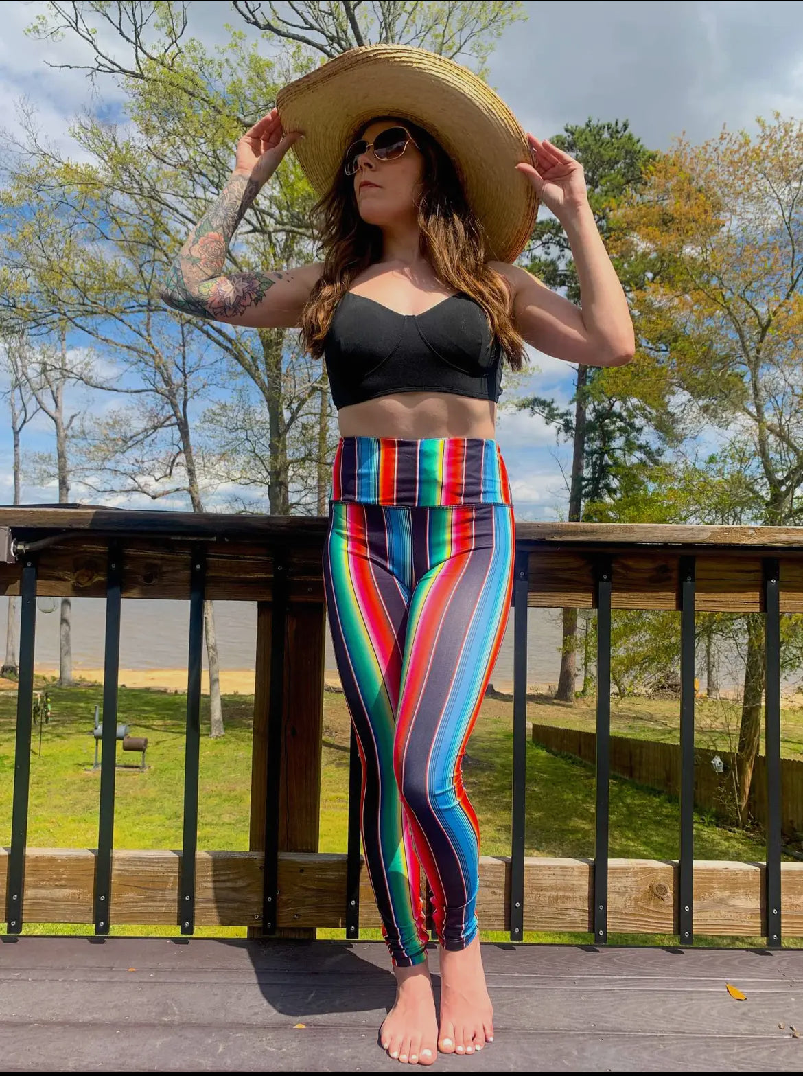 Serape Leggings