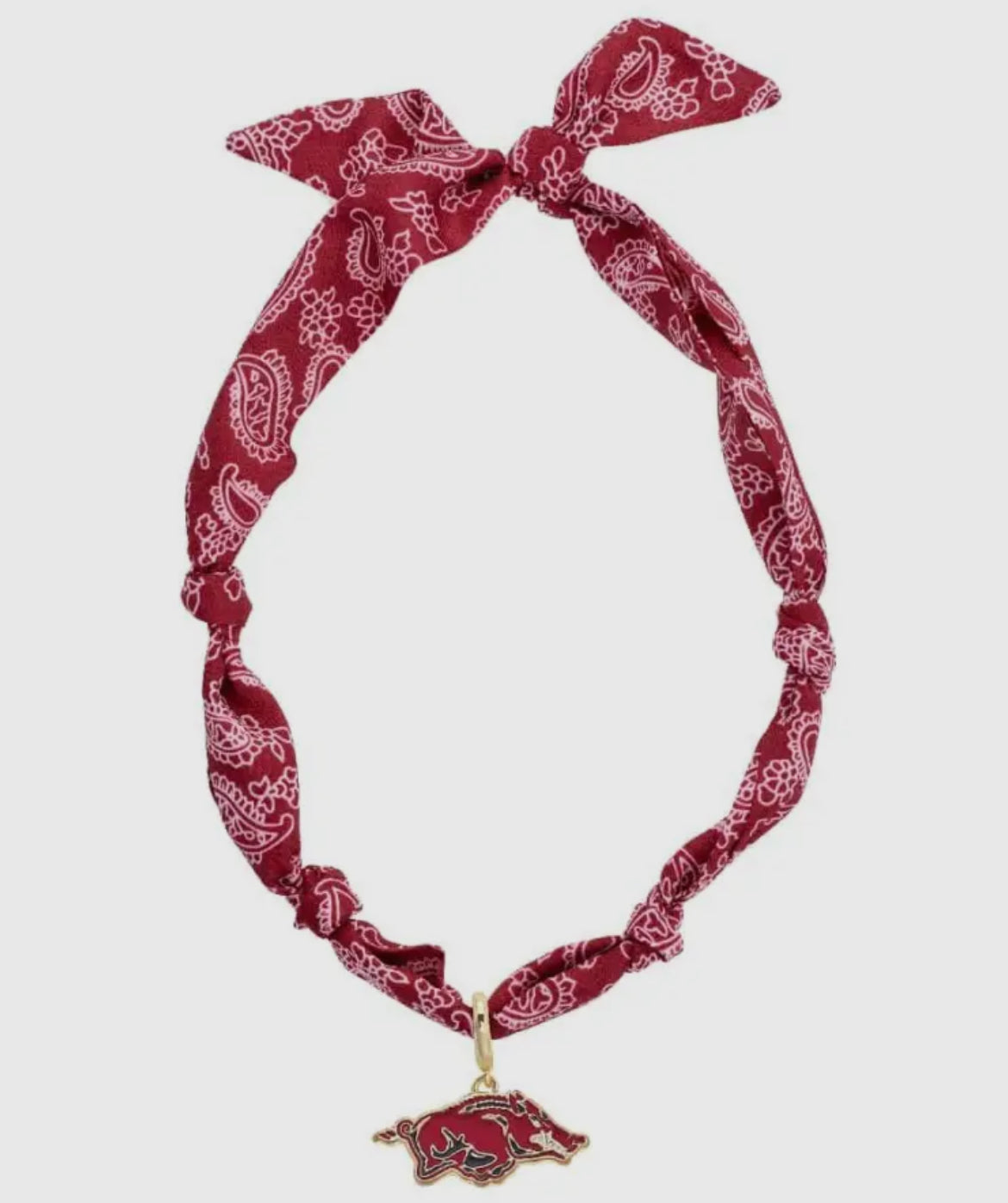 Razorback Scarf Necklace