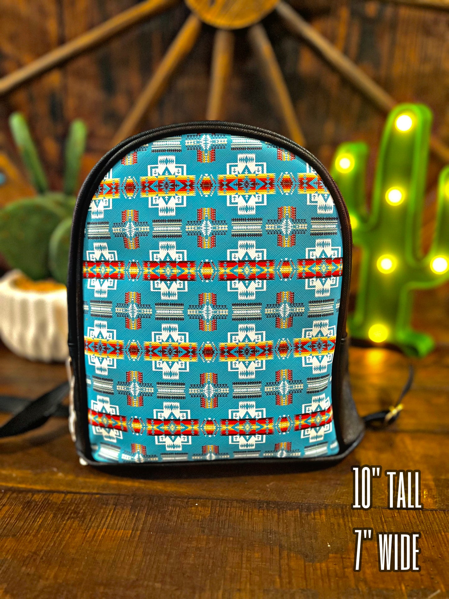 Small Southwest Print Backpack Purse