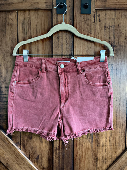 Cabernet Washed Shorts