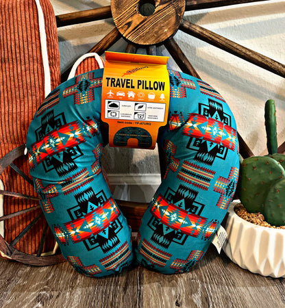 Aztec Print Travel Pillow