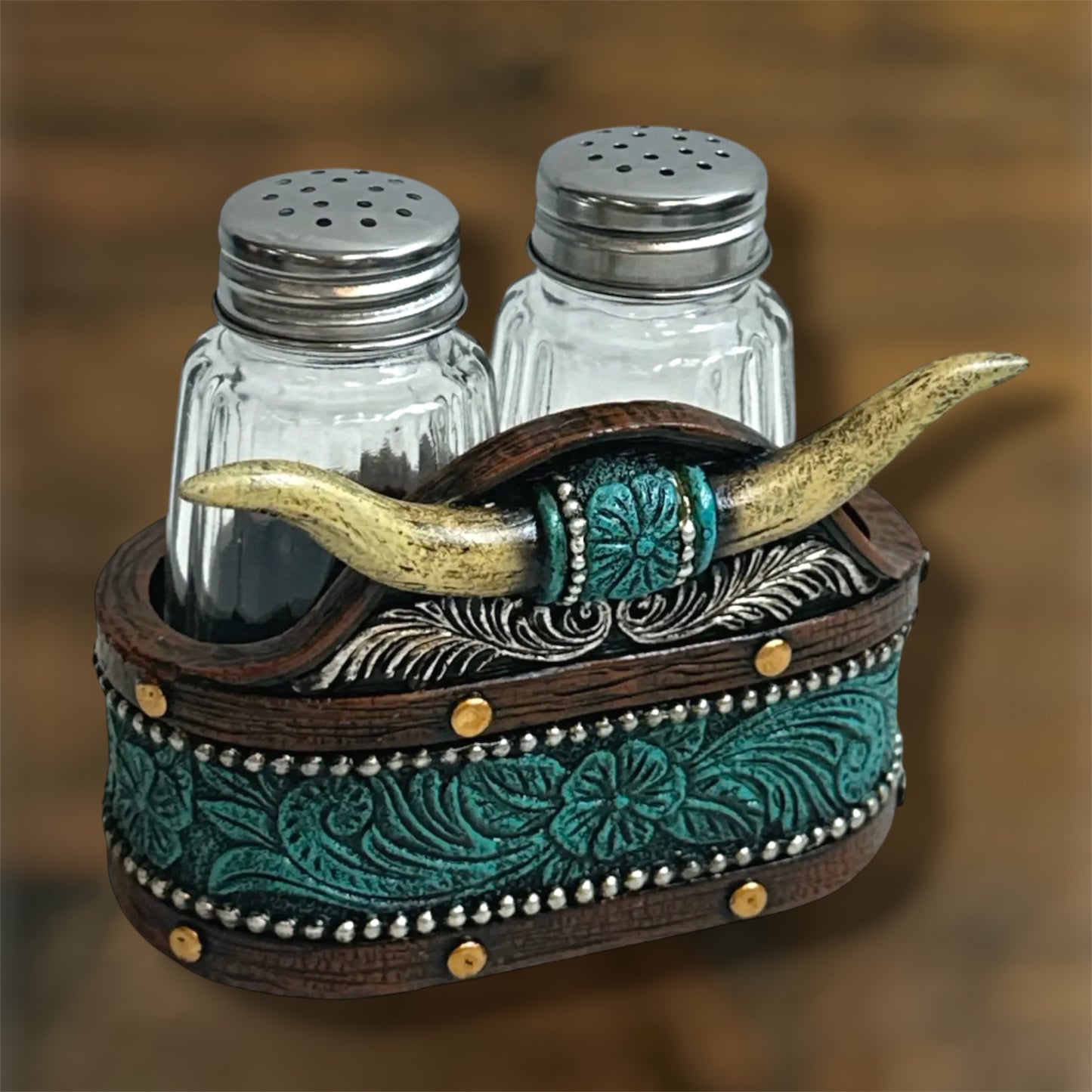 Longhorn Salt and Pepper Shaker Set