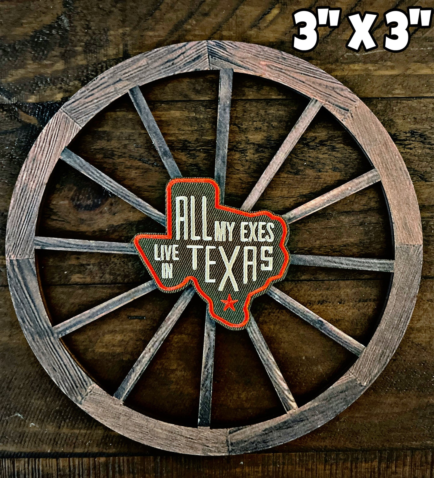 Western Themed Iron On Patches
