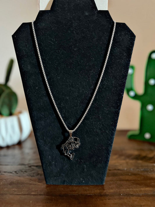 Stainless Steel Bass Necklace