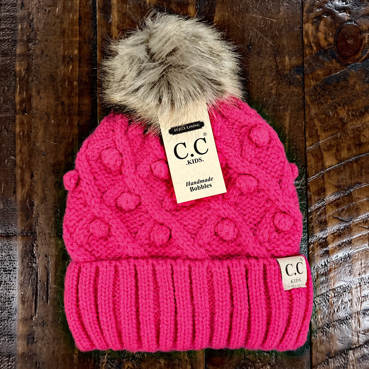 Kid’s C.C Beanies with Bobbles