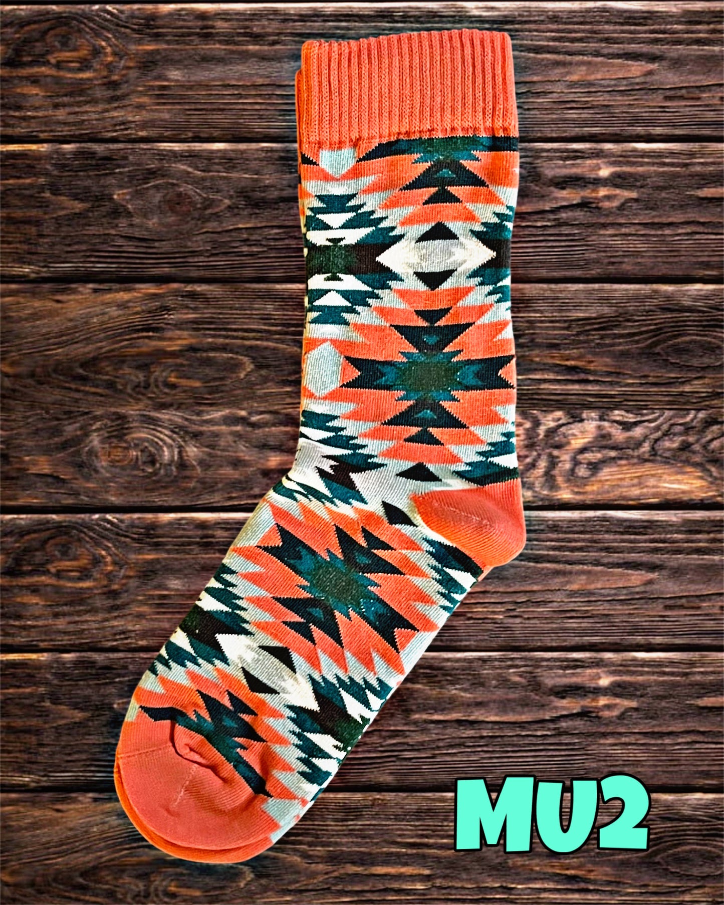 Western Print Socks