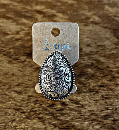 Cuff Band Adjustable Rings