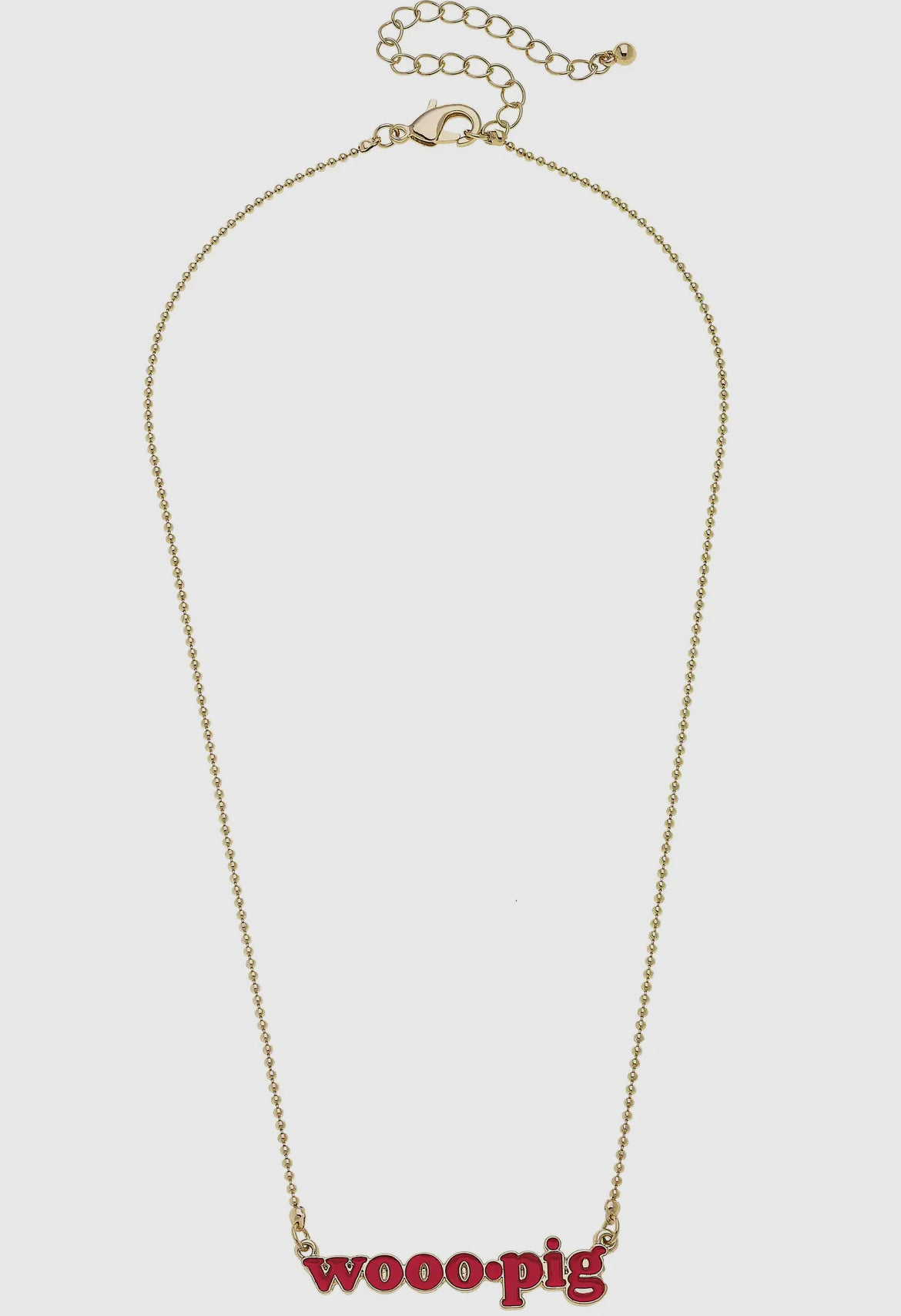 Arkansas Razorbacks “Wooo Pig” Necklace