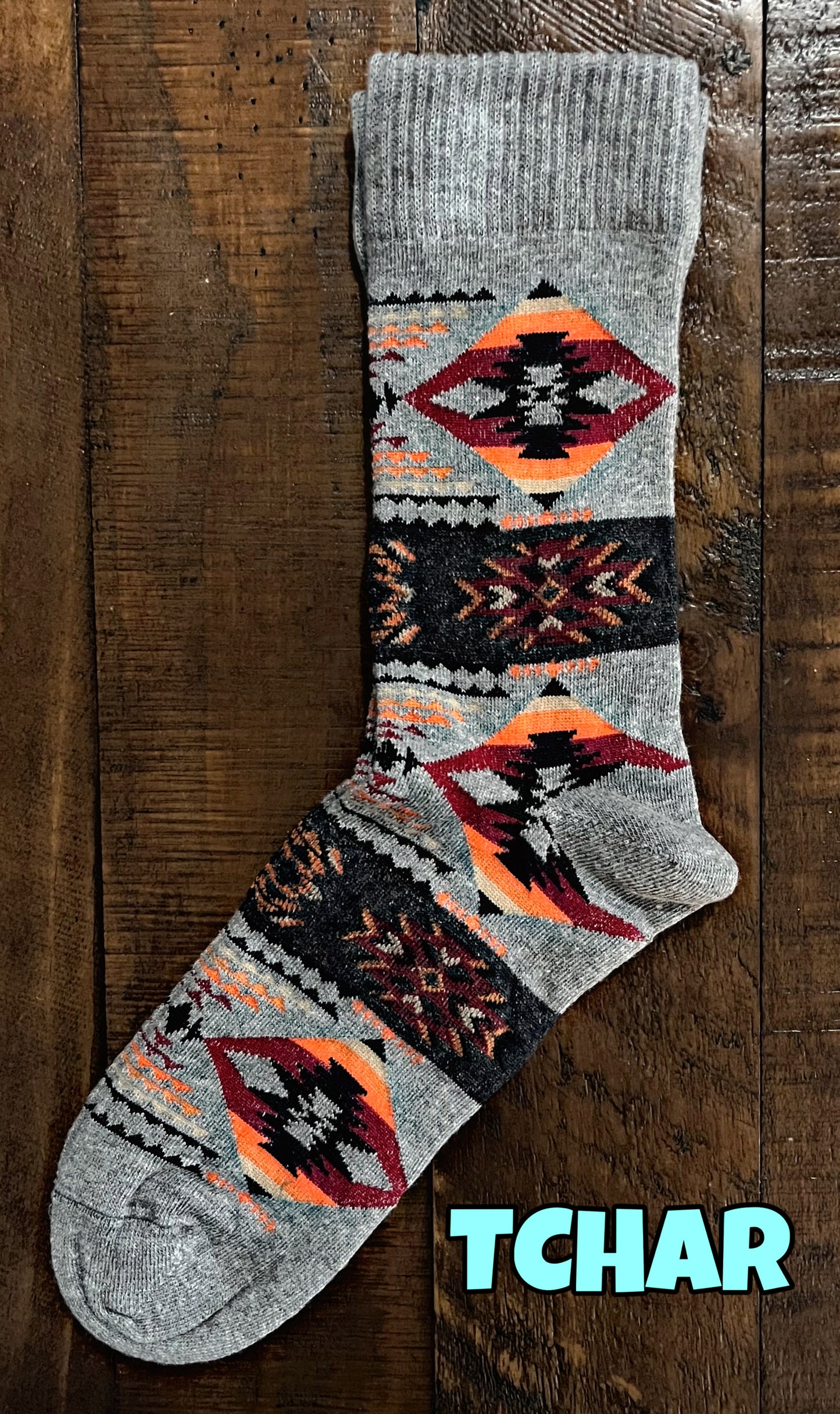 Western Print Socks