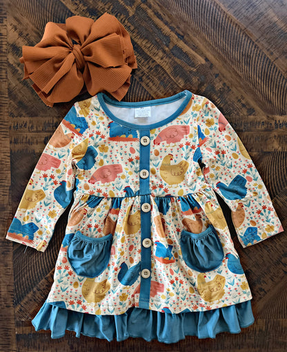 Little Girls Chicken Dress