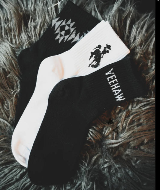 Black and White Sock Set