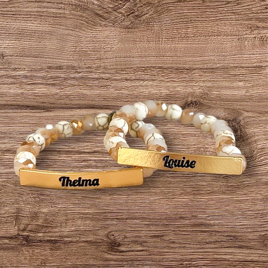 Thelma and Louise Matching Bracelets