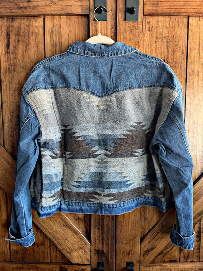 Denim Grey/Aztec Jacket