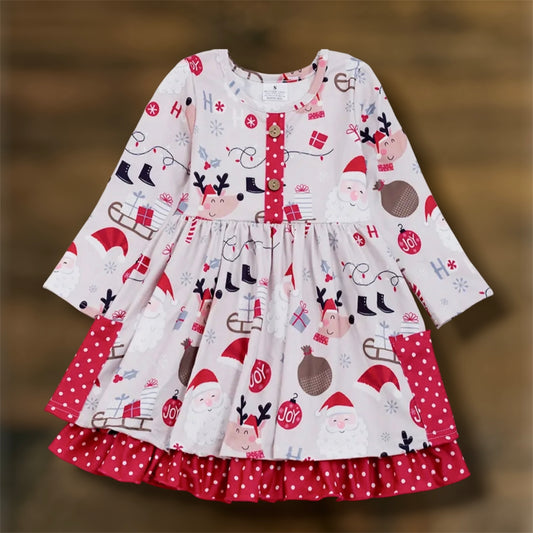 Santa and Reindeer Dress