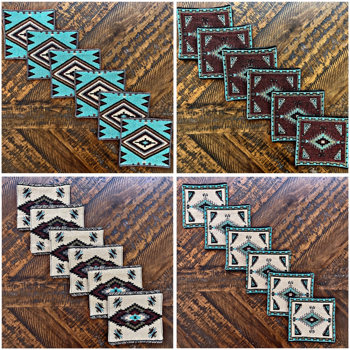 Set of 6 Southwest Coasters