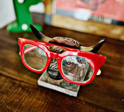 Highland Cow Glasses Holder