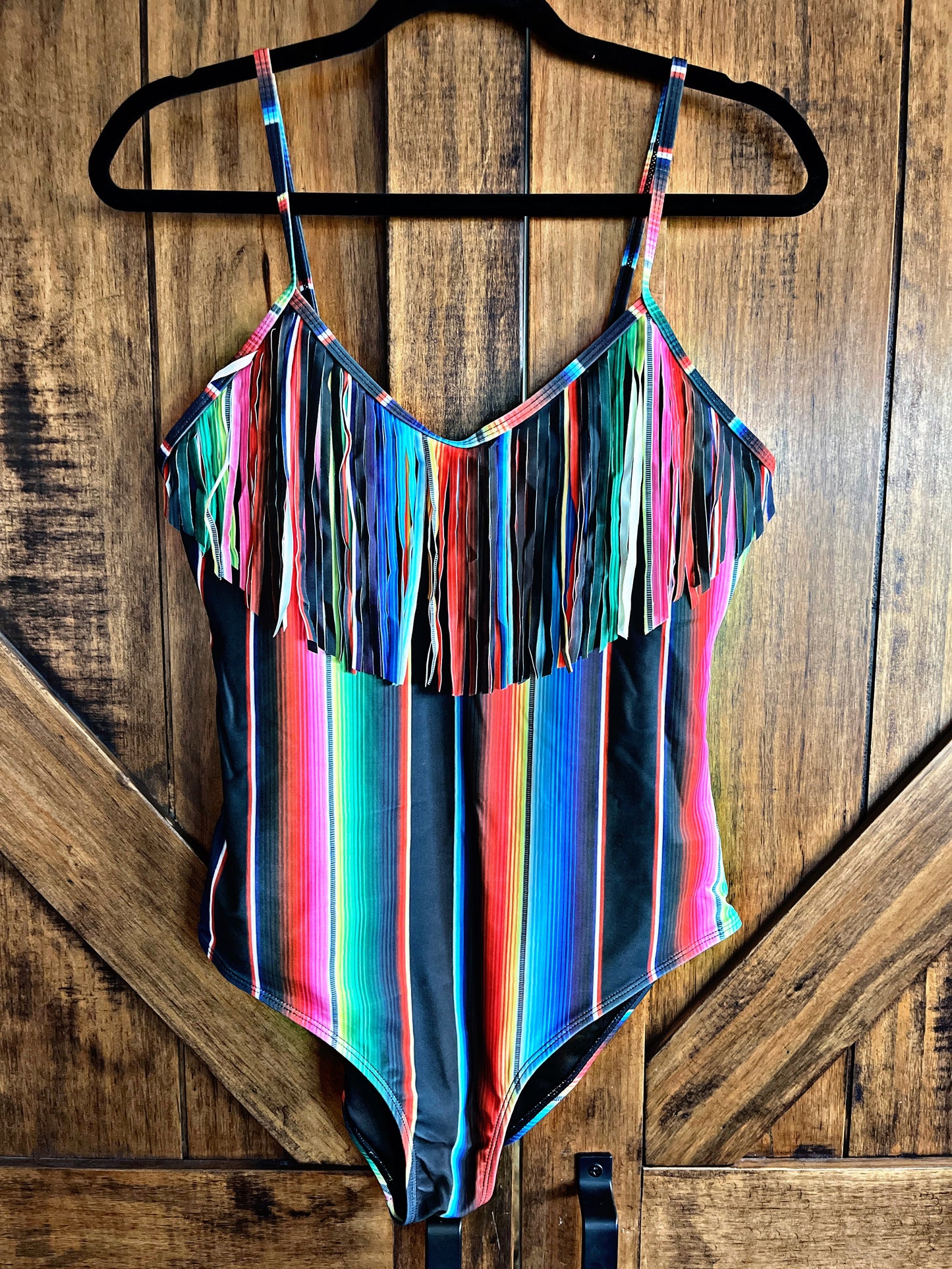 Serape Fringe Swimsuit