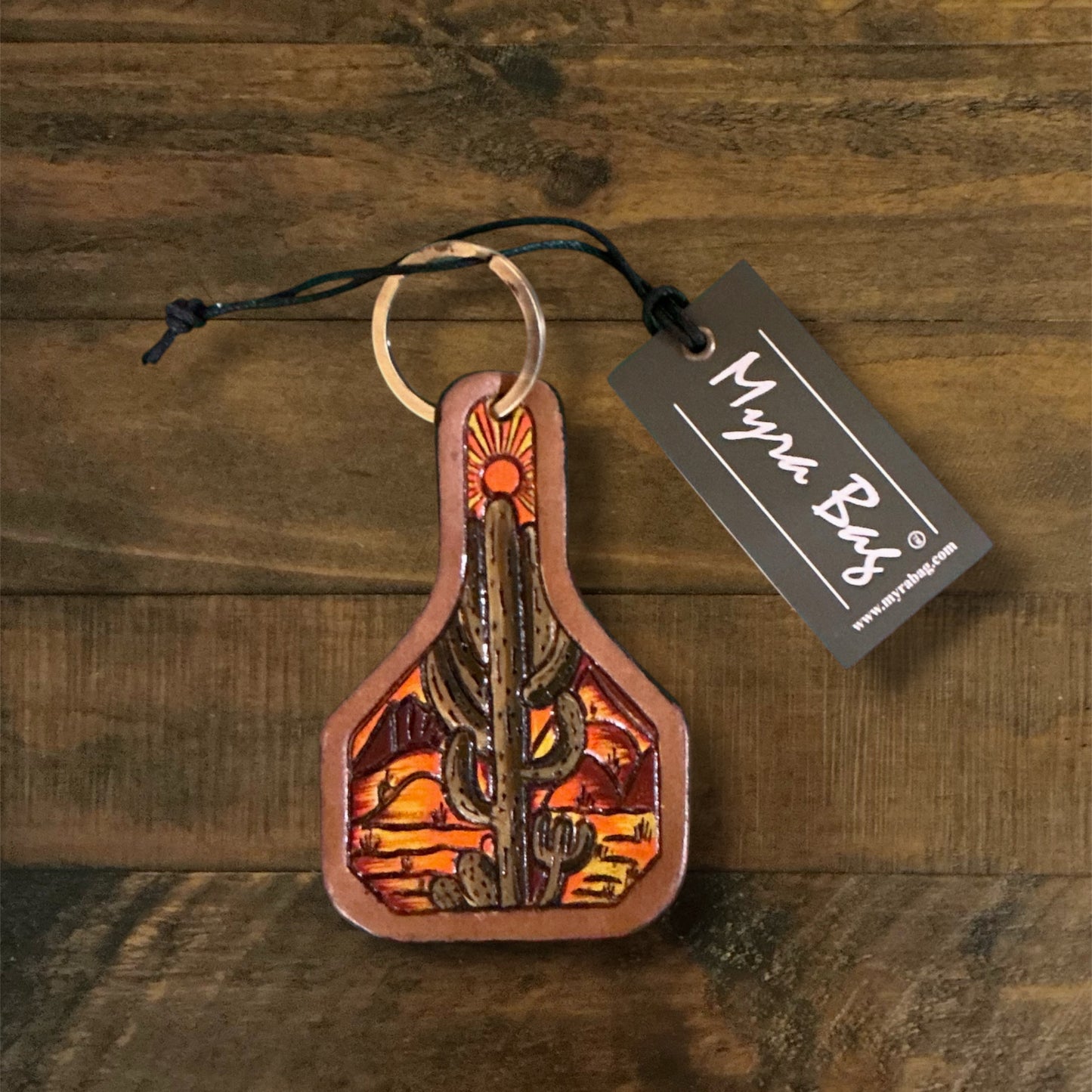 Myra Brand Leather Keychains