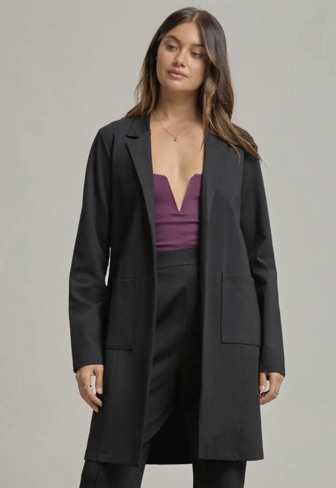 Black Mid Jacket