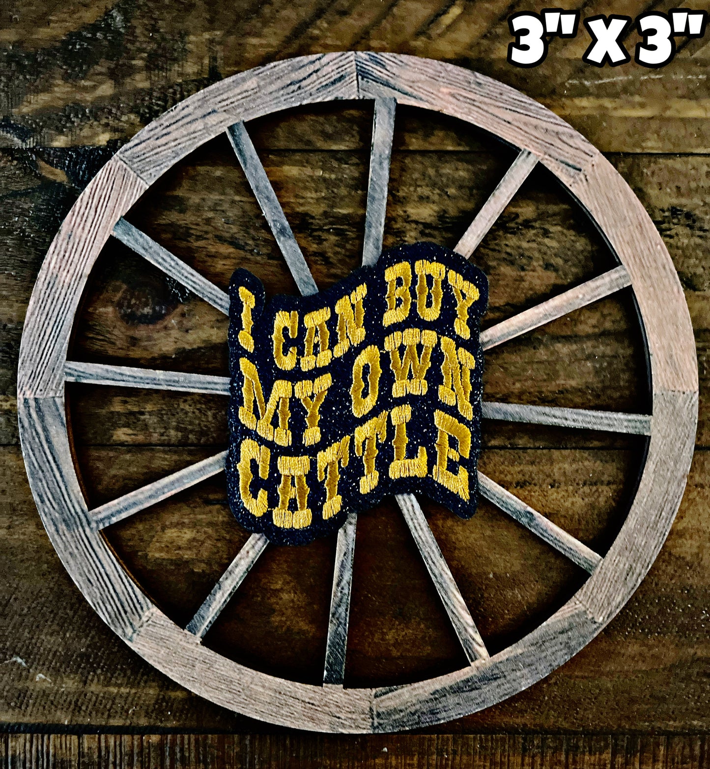 Western Themed Iron On Patches