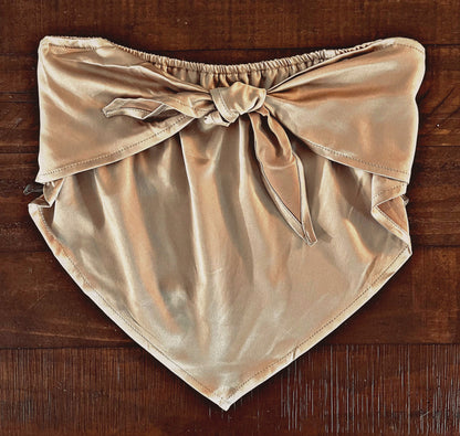 Satin Bandana Tops