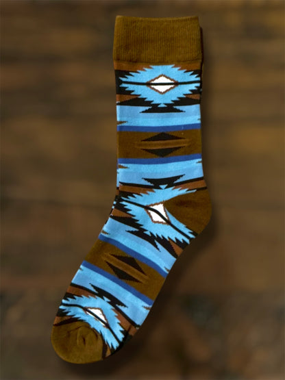 Western Print Socks