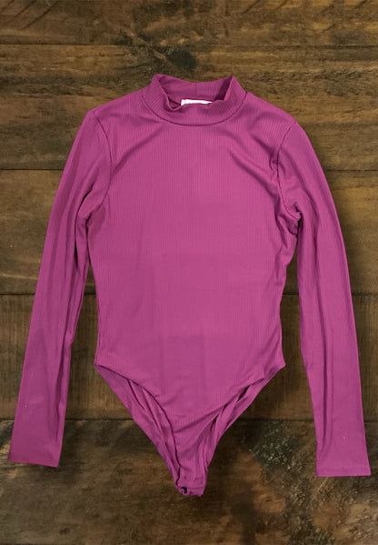 Plum Double Layered Bodysuit