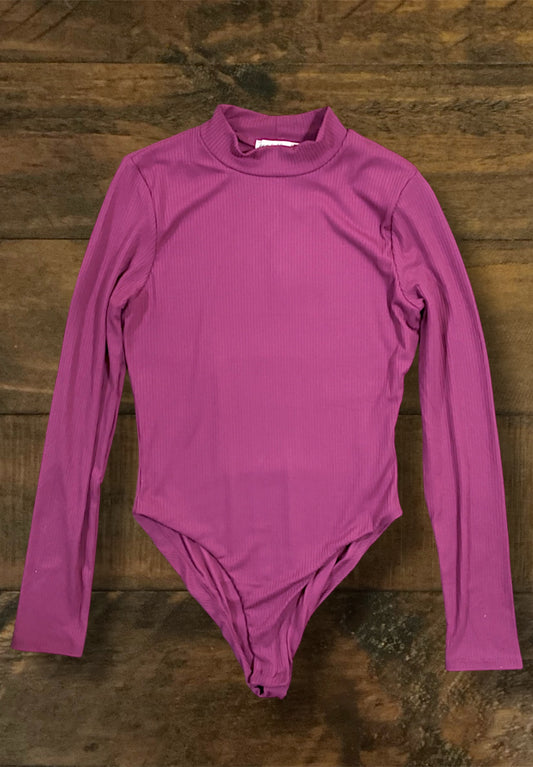 Plum Double Layered Bodysuit