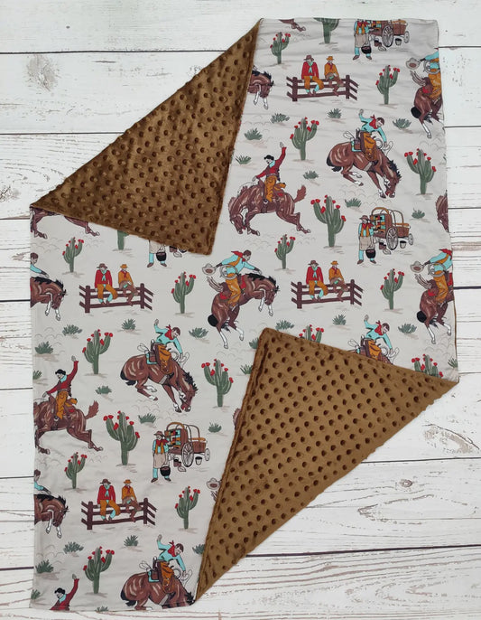 Western Print Baby Blanket