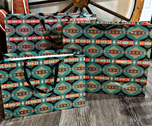 Southwest Print Gift Bags