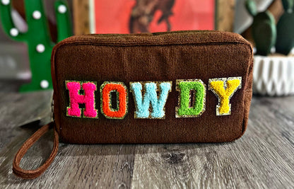 Terry Cloth Cosmetic Bags