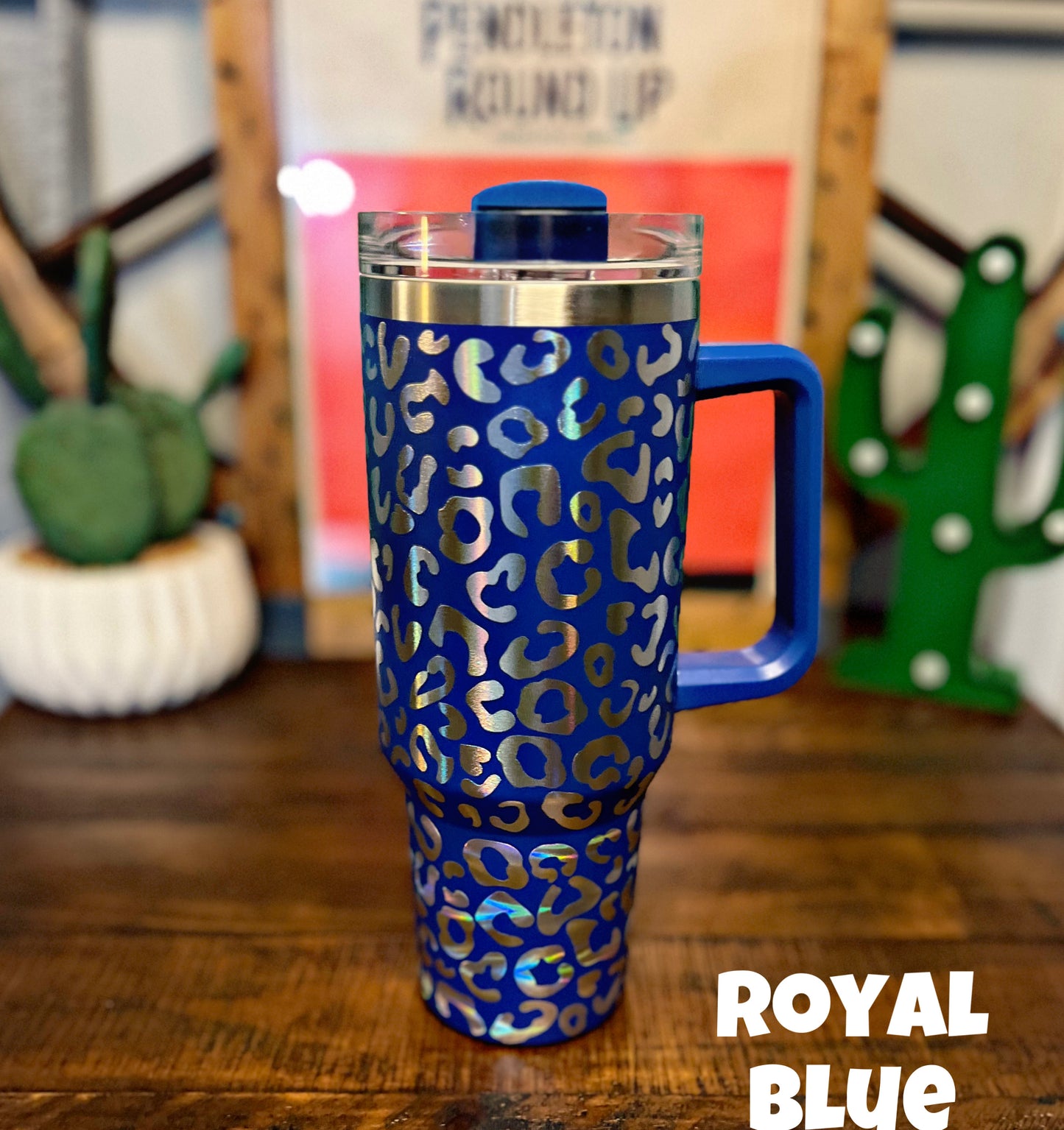 Leopard Print 40 oz. Tumblers