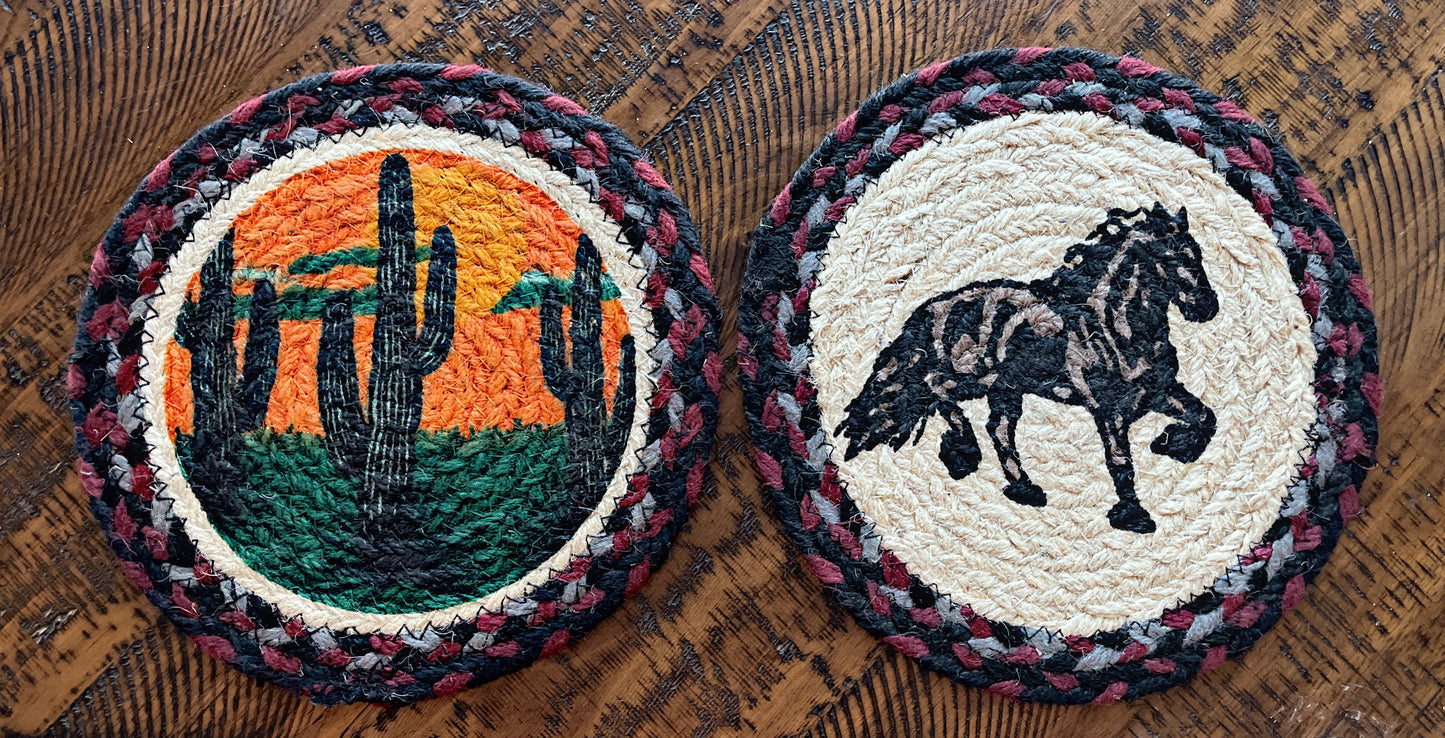 Braided Jute Trivets