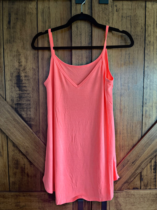 Neon Coral Reversible Cami