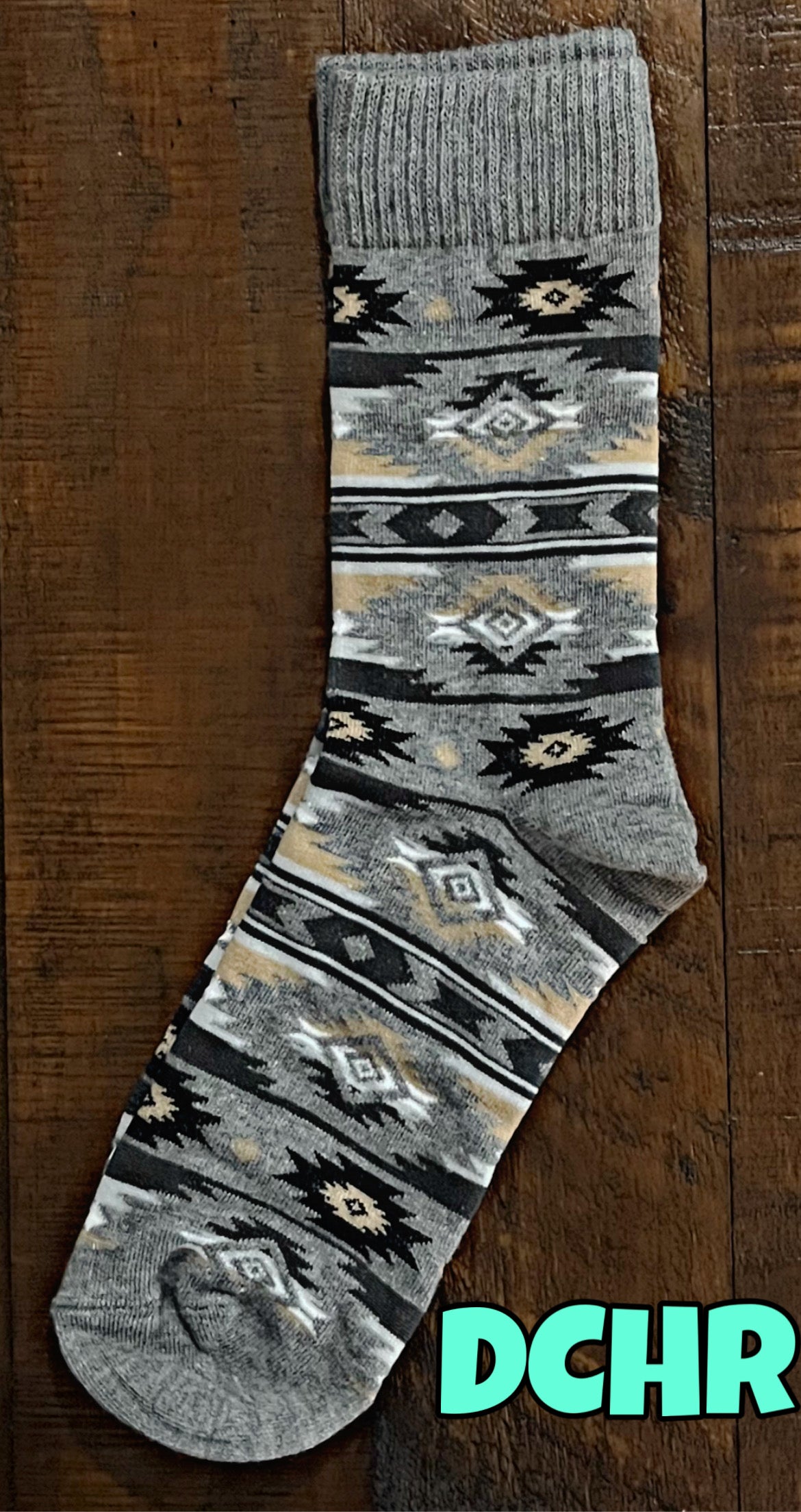 Western Print Socks