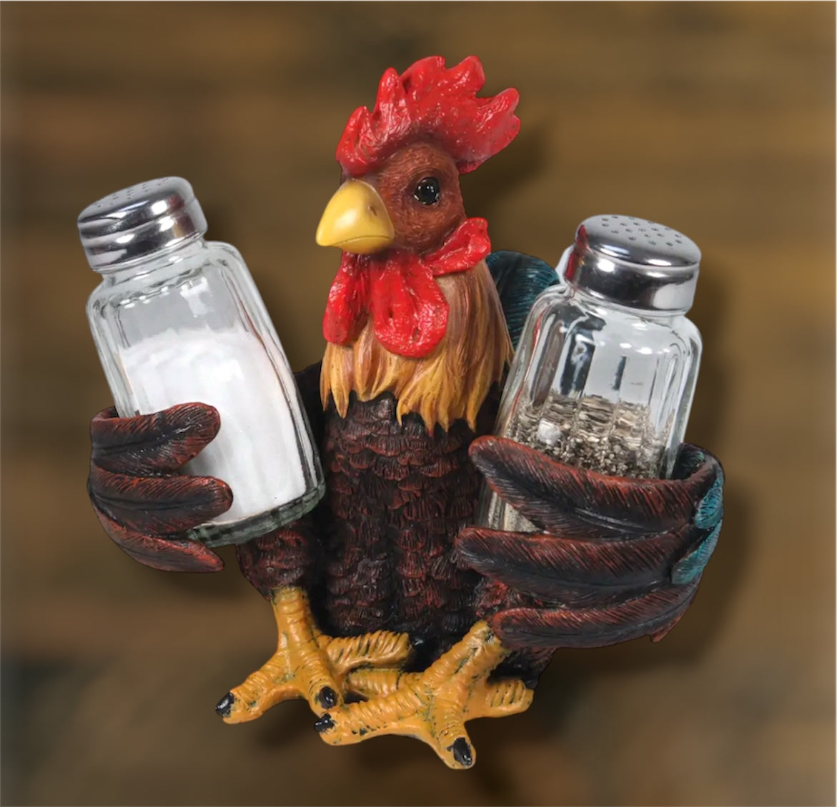 Rooster Salt and Pepper Shaker Set