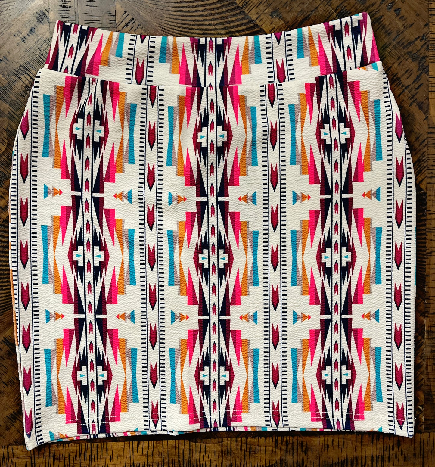 Aztec Print Bodycon Skirt
