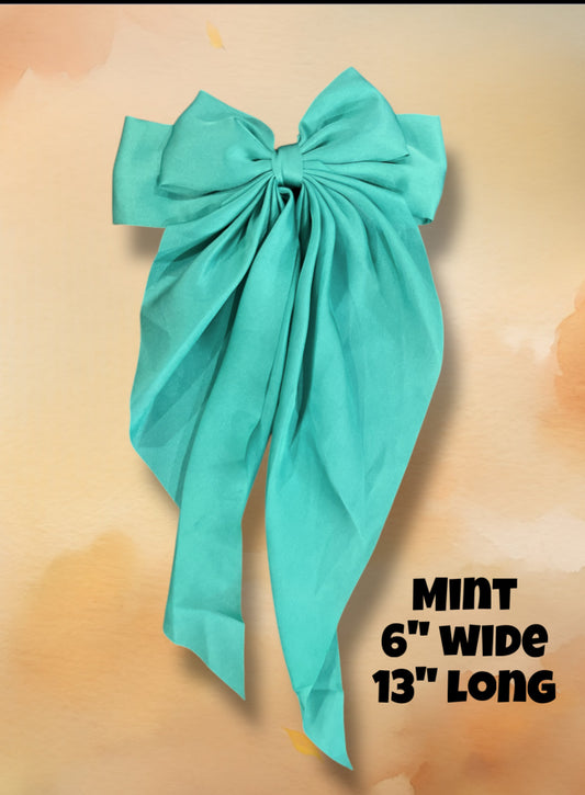 Satin Hair Bow