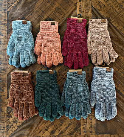 Chenille C.C. Gloves