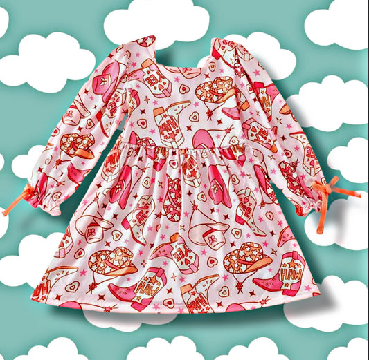 Pink Yeehaw Western Dress