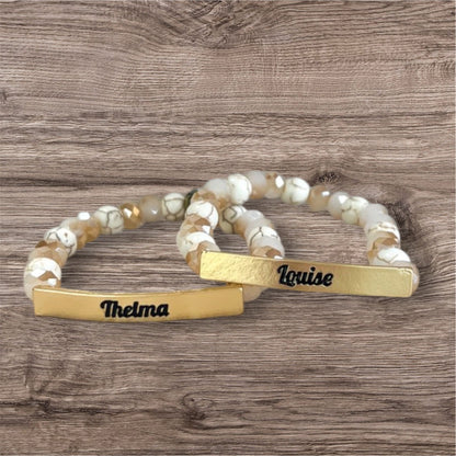 Thelma and Louise Matching Bracelets