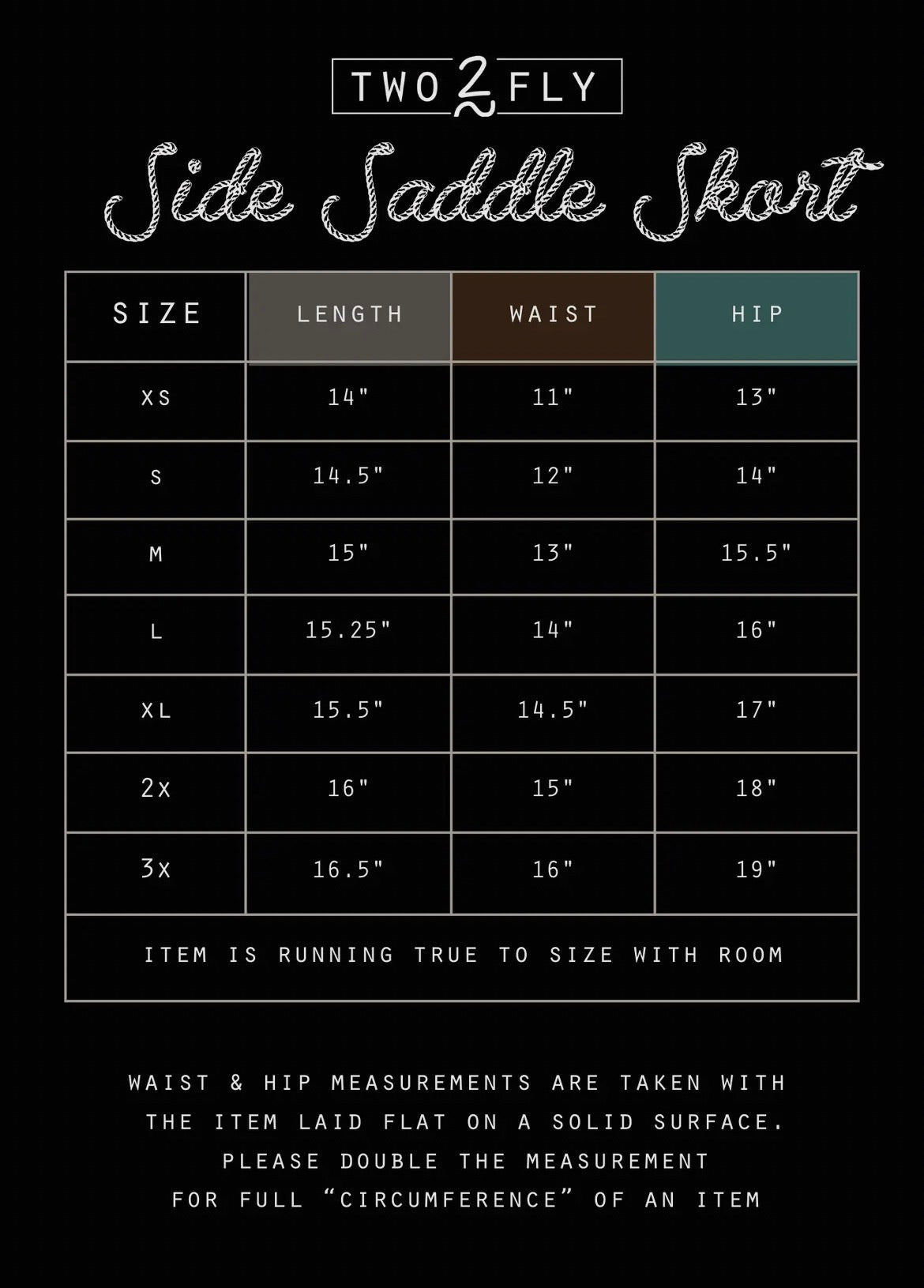 Side Saddle Skort