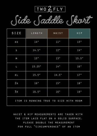 Side Saddle Skort
