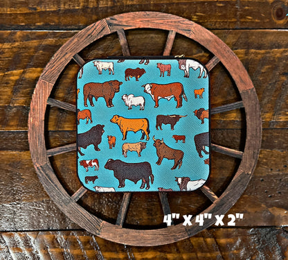 Western Print Small Jewelry Boxes