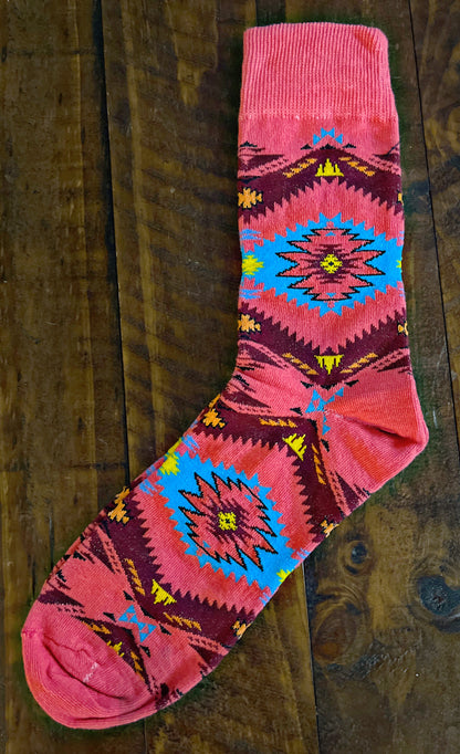 Western Print Socks
