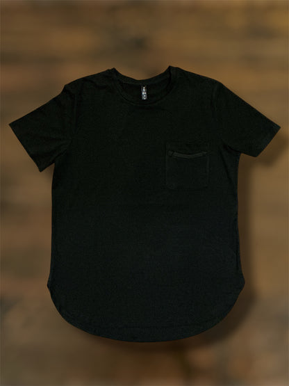Basic Black Pocket T-Shirt