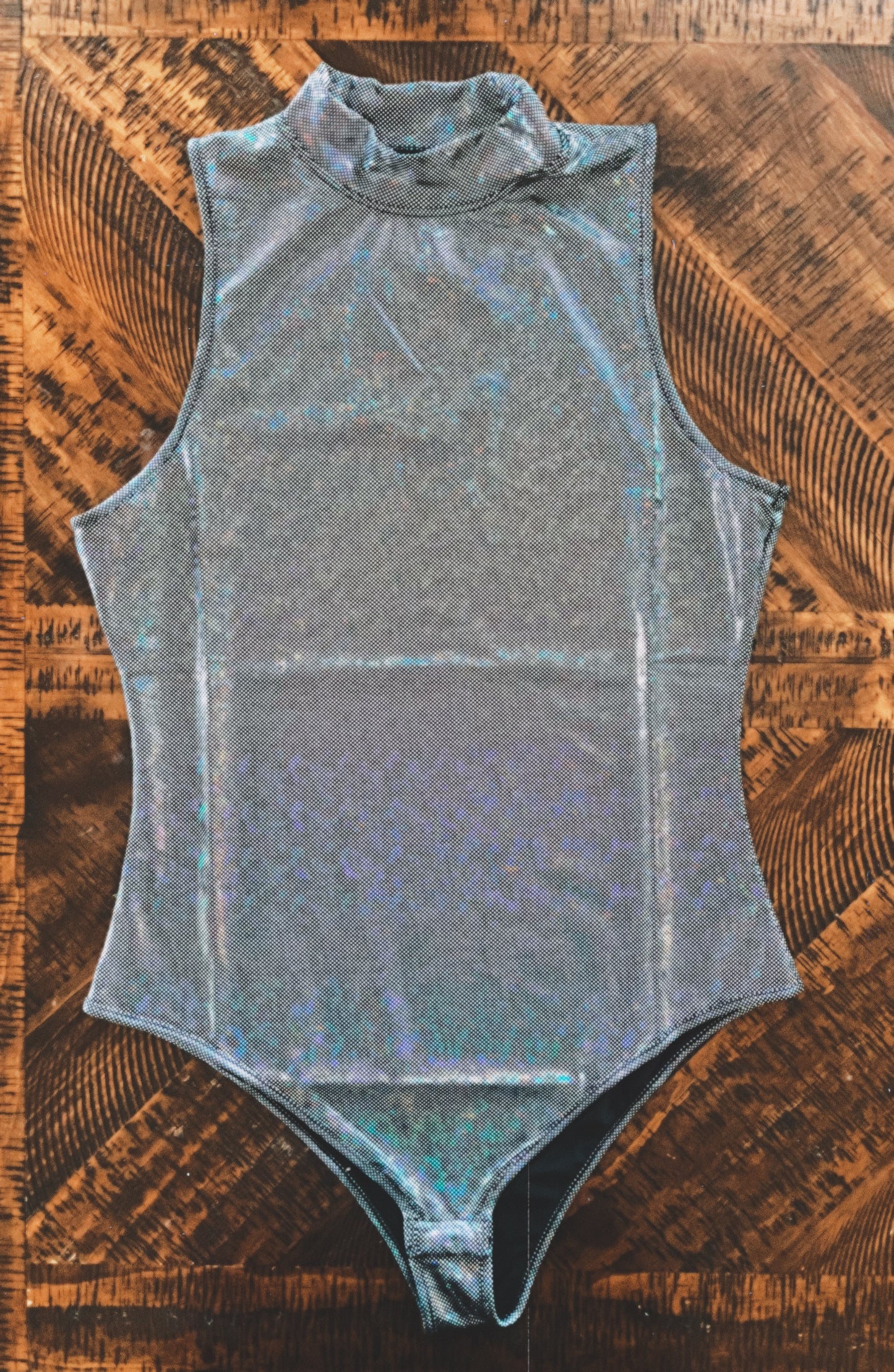 Holographic Silver Bodysuit